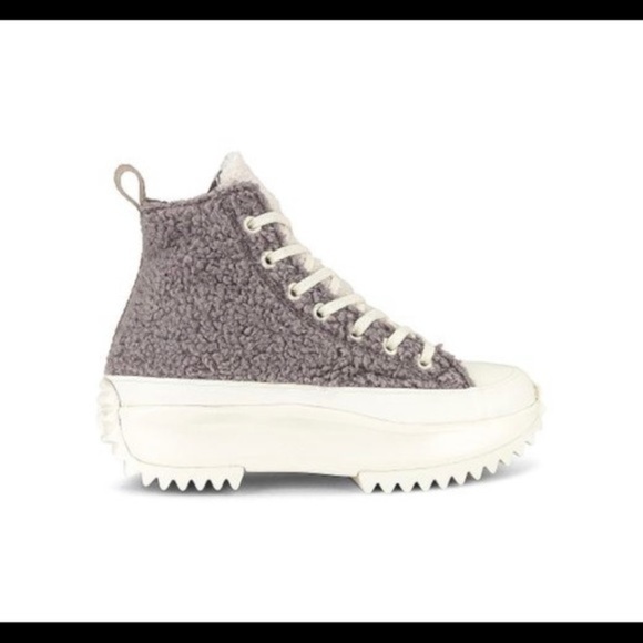 Converse Women's Gray Run Star Hike Sherpa Lined Sneaker size 8 - Picture 11 of 12